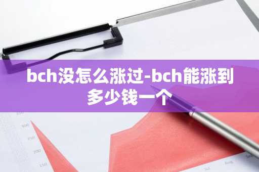 bch没怎么涨过-bch能涨到多少钱一个