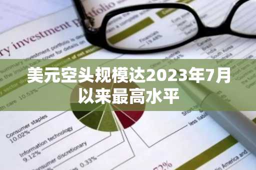 美元空头规模达2023年7月以来最高水平