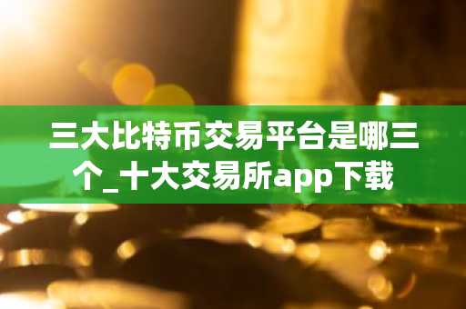 三大比特币交易平台是哪三个_十大交易所app下载