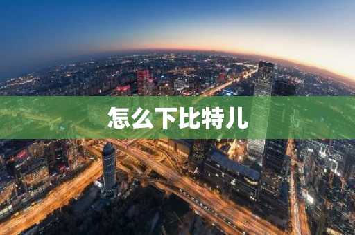 怎么下比特儿