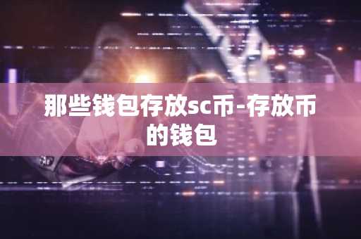 那些钱包存放sc币-存放币的钱包