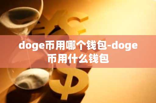 doge币用哪个钱包-doge币用什么钱包