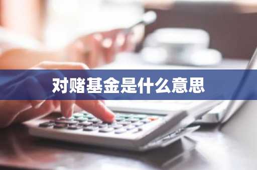 对赌基金是什么意思