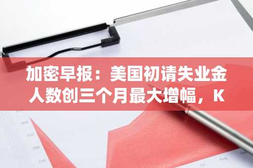 加密早报：美国初请失业金人数创三个月最大增幅，Kanye West 推出 Meme 币 YZY