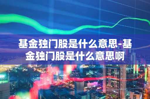 基金独门股是什么意思-基金独门股是什么意思啊