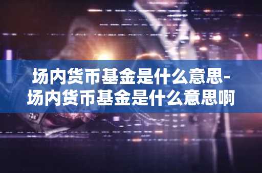 场内货币基金是什么意思-场内货币基金是什么意思啊