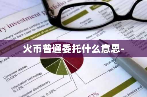 火币普通委托什么意思-