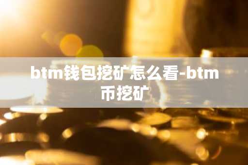 btm钱包挖矿怎么看-btm币挖矿