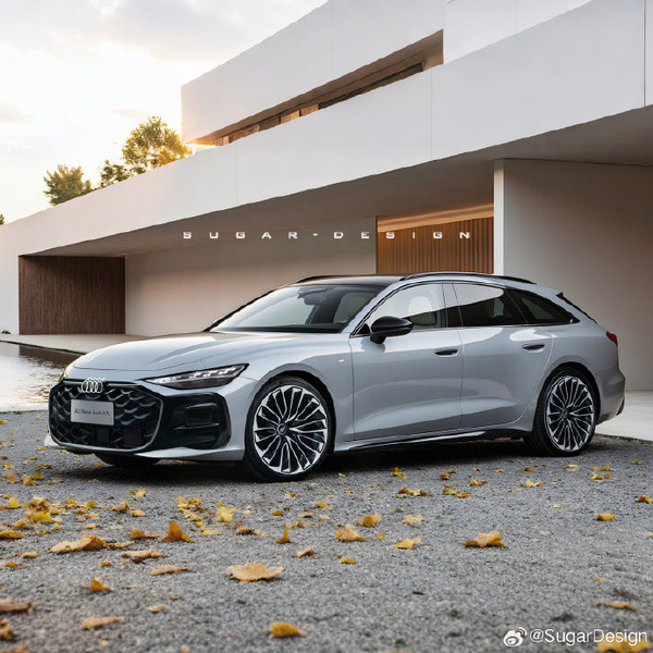 曝奥迪A7L Sportback旅行车预览图 无框车门 低矮车身