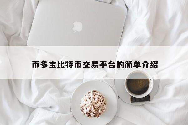 币多宝比特币交易平台的简单介绍