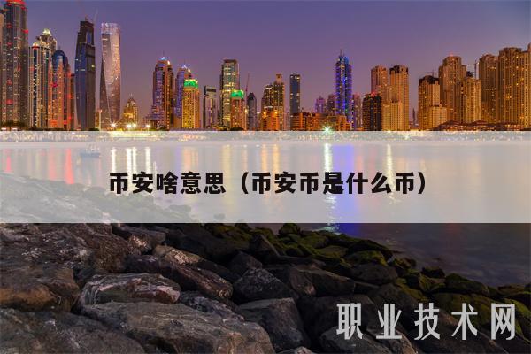 币安啥意思（币安币是什么币