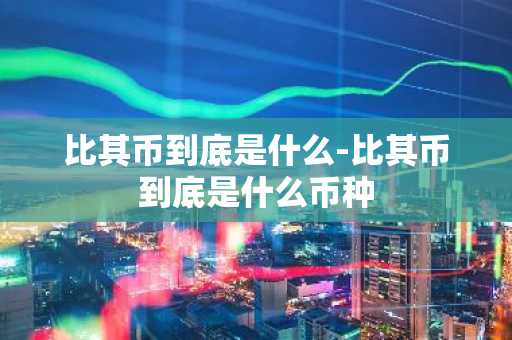 比其币到底是什么-比其币到底是什么币种
