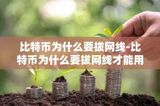 比特币为什么要拔网线-比特币为什么要拔网线才能用
