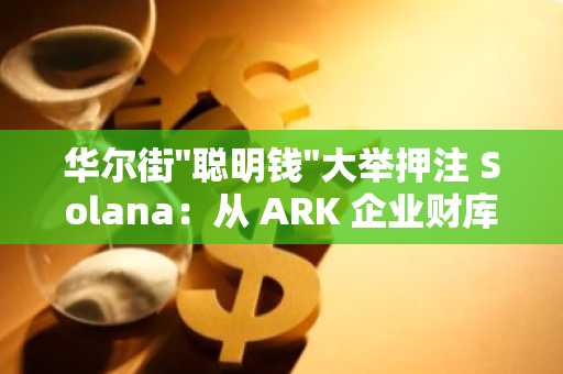 华尔街"聪明钱"大举押注 Solana：从 ARK 企业财库的全面布局