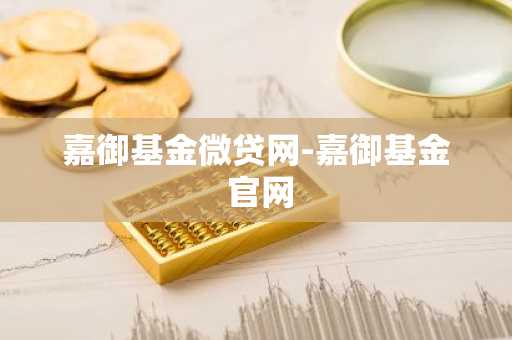 嘉御基金微贷网-嘉御基金 官网