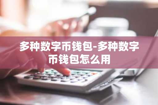 多种数字币钱包-多种数字币钱包怎么用