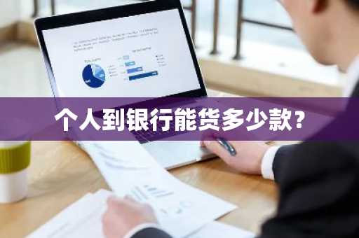 个人到银行能货多少款？