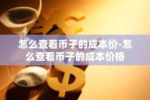 怎么查看币子的成本价-怎么查看币子的成本价格