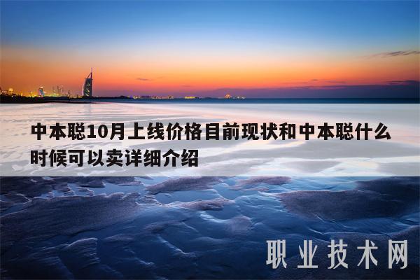 中本聪10月上线价格目前现状和中本聪什么时候可以卖详细介绍