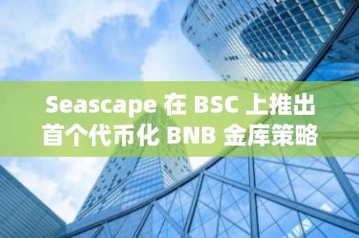 Seascape 在 BSC 上推出首个代币化 BNB 金库策略