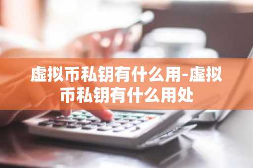 虚拟币私钥有什么用-虚拟币私钥有什么用处