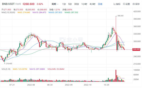 BIAN币现在多少钱一个 BNB最新行情消息