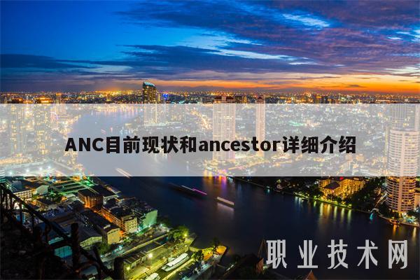 ANC目前现状和ancstor详细介绍