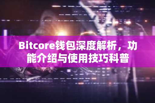 Bitcore钱包深度解析，功能介绍与使用技巧科普
