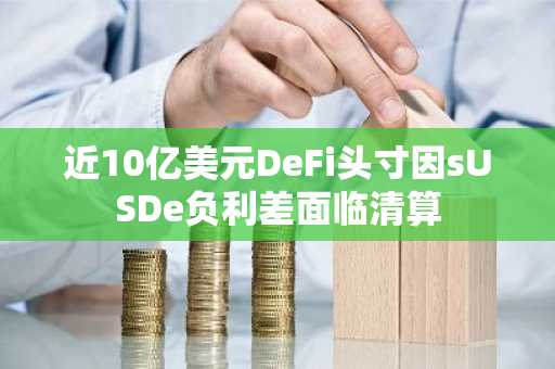 近10亿美元DeFi头寸因sUSDe负利差面临清算