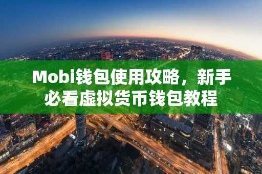 Mobi钱包使用攻略，新手必看虚拟货币钱包教程
