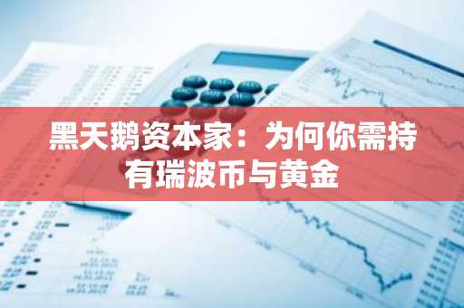 黑天鹅资本家：为何你需持有瑞波币与黄金