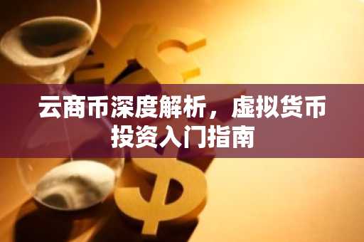 云商币深度解析，虚拟货币投资入门指南