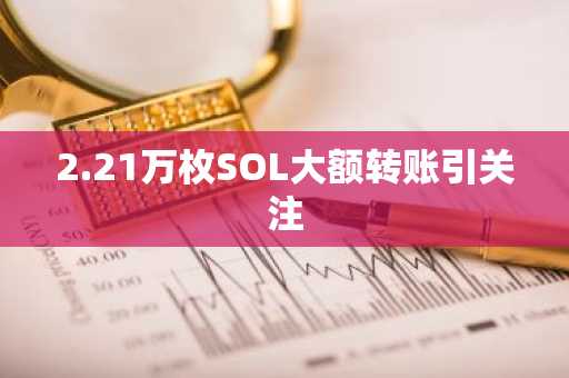 2.21万枚SOL大额转账引关注