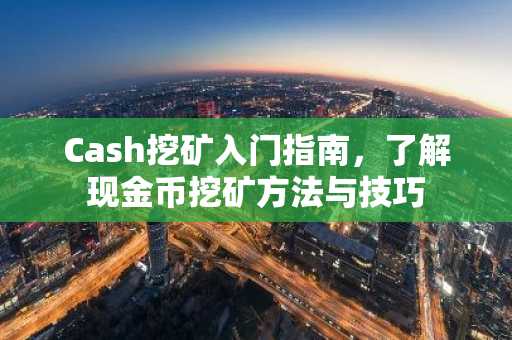 Cash挖矿入门指南，了解现金币挖矿方法与技巧