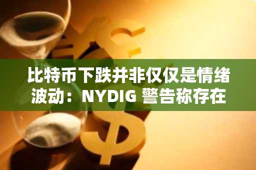 比特币下跌并非仅仅是情绪波动：NYDIG 警告称存在资本外逃风险