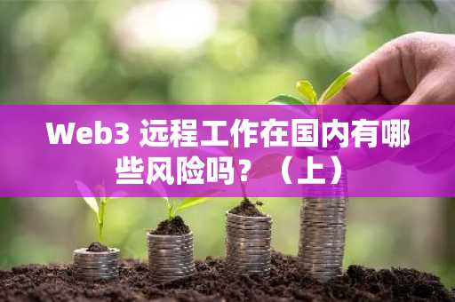 Web3 远程工作在国内有哪些风险吗？（上）