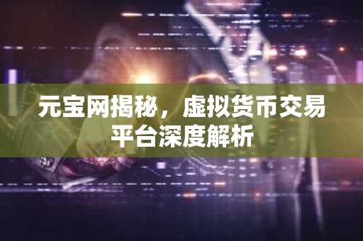 元宝网揭秘，虚拟货币交易平台深度解析