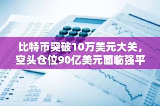 比特币突破10万美元大关，空头仓位90亿美元面临强平危机