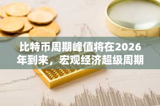 比特币周期峰值将在2026年到来，宏观经济超级周期也将随之而来：流动性、债务和制度动态
