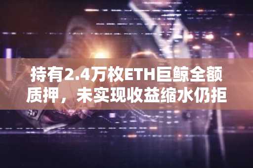 持有2.4万枚ETH巨鲸全额质押，未实现收益缩水仍拒绝抛售