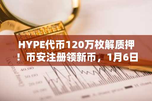 HYPE代币120万枚解质押！币安注册领新币，1月6日锁定市场焦点