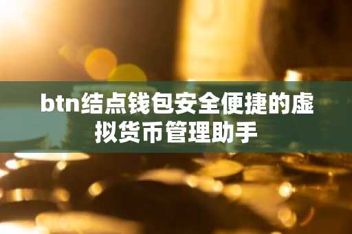 btn结点钱包安全便捷的虚拟货币管理助手
