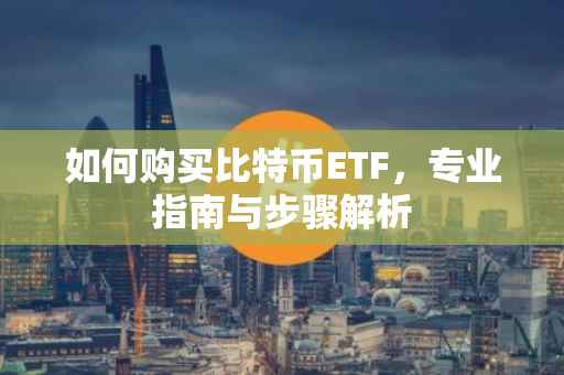 如何购买比特币ETF，专业指南与步骤解析