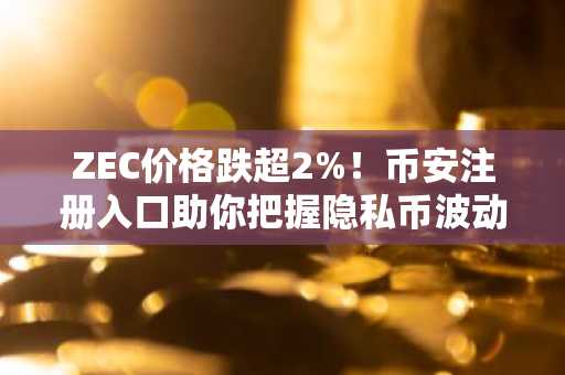 ZEC价格跌超2%！币安注册入口助你把握隐私币波动机会