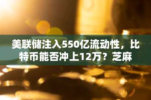 美联储注入550亿流动性，比特币能否冲上12万？芝麻开门入口助你快速注册