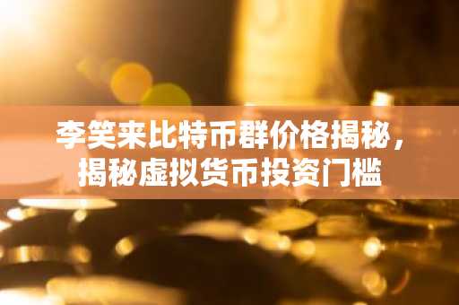 李笑来比特币群价格揭秘，揭秘虚拟货币投资门槛