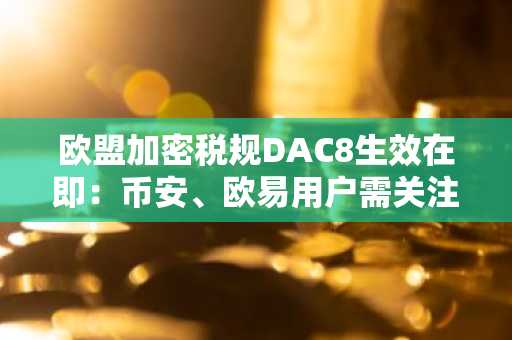 欧盟加密税规DAC8生效在即：币安、欧易用户需关注税务信息申报入口