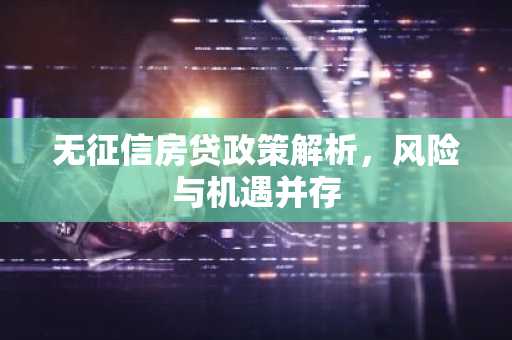 无征信房贷政策解析，风险与机遇并存