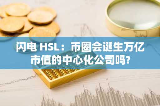 闪电 HSL：币圈会诞生万亿市值的中心化公司吗?